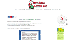 Desktop Screenshot of freesantaletters.net